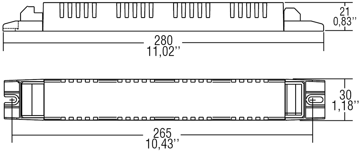 LEDdriver MP 120/700 Slim 120W 325-700mA