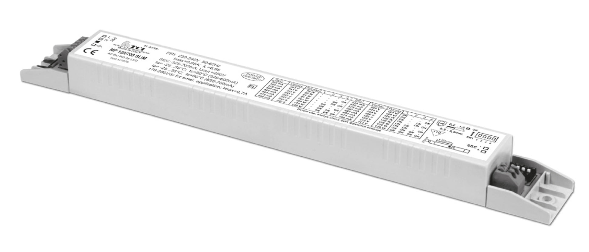 LEDdriver MP 120/700 Slim 120W 325-700mA