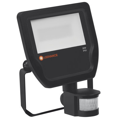 LEDkastari 20W 4000K IP65 m/Hreyfiskynjara