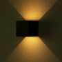 Led kubbaljós á Vegg IP65 Svart