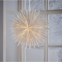 WinterJólastjarna - Hvít 60cm