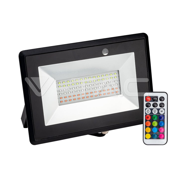LEDkastari 14W RGB IP65  með Fjarstýringu