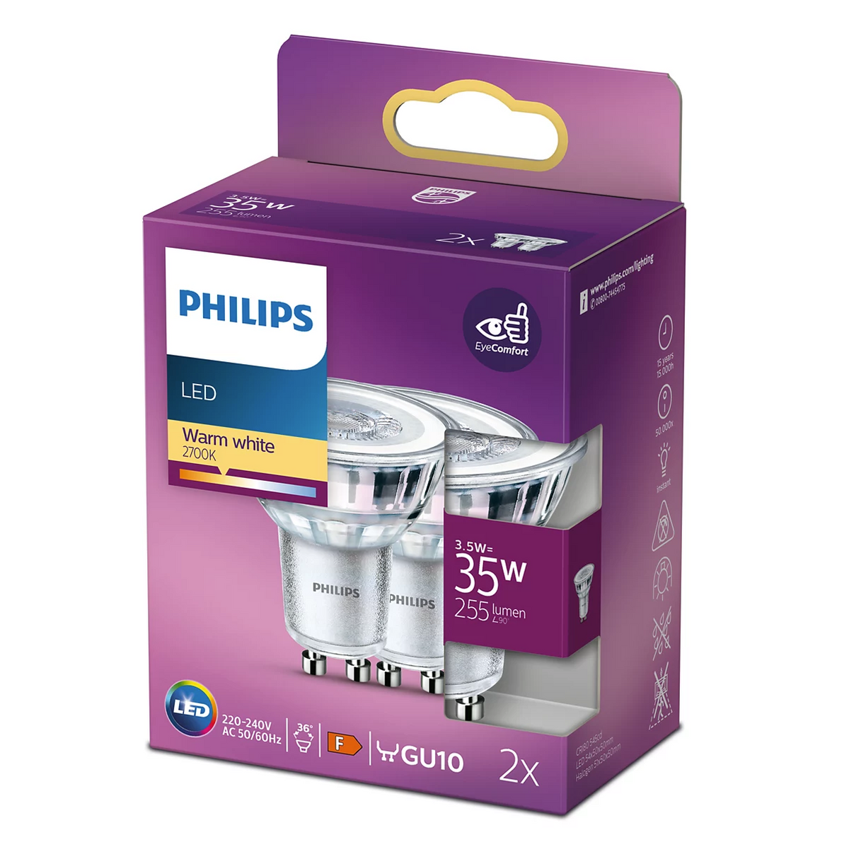 GU10 35W  ódimml. 2pk