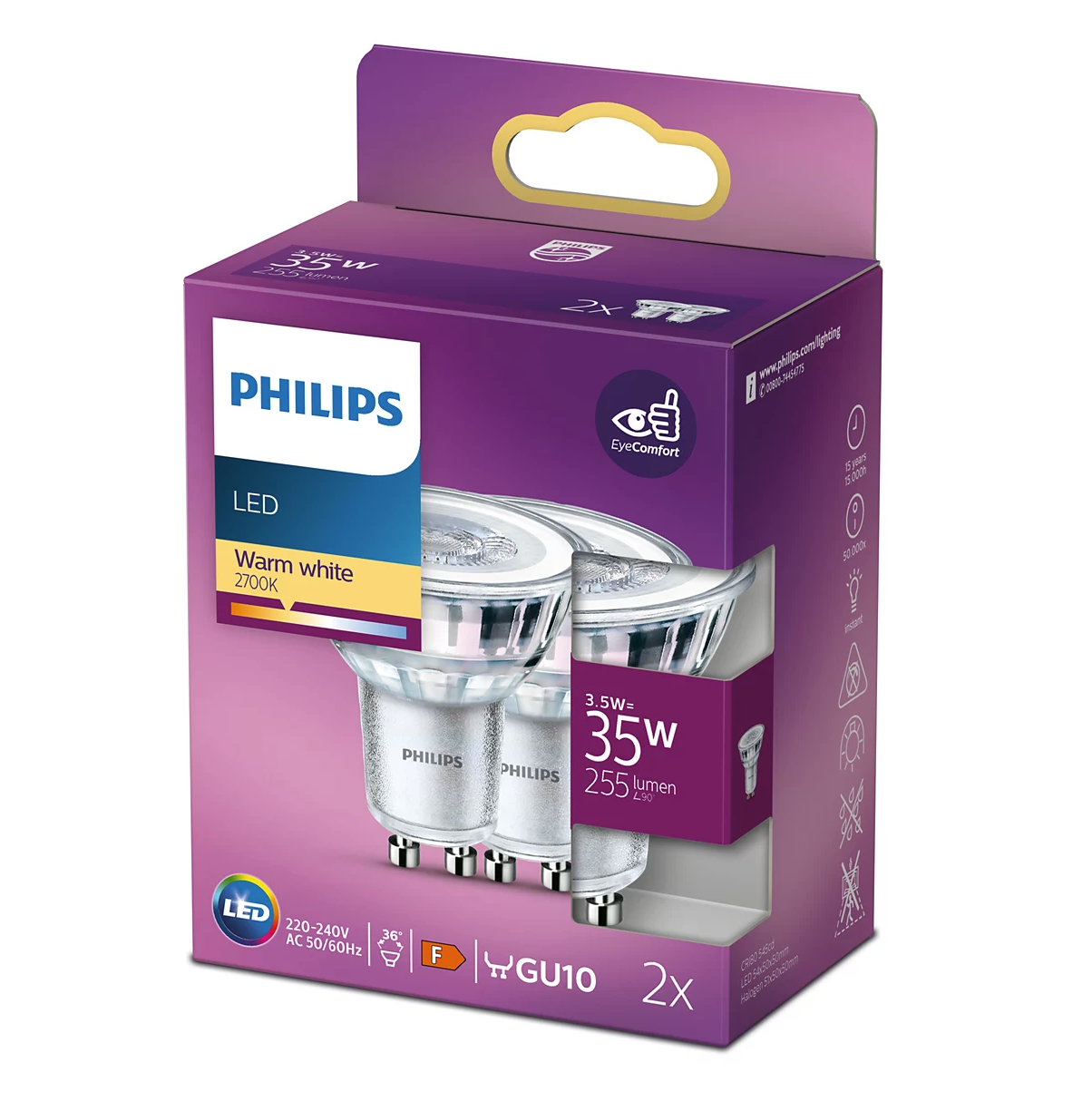 GU10 35W  ódimml. 2pk