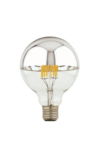 Ledpera 7W hálf Silfur Stór