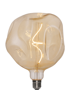 LEDpera Bumped kúla stærri 5W E27 Gold
