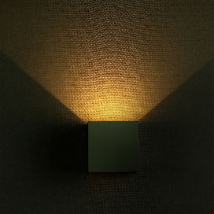 Led kubbaljós á Vegg IP65 Grátt