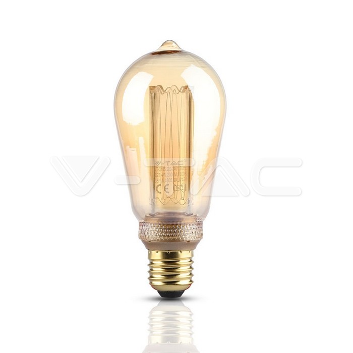 Led Skrautpera 4W E27 Amber Filament ST64