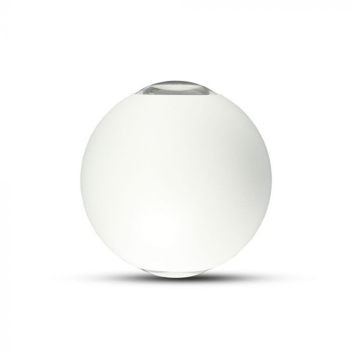 Led Kúla á Vegg IP65 Hvítt Upp/Niður