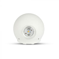 Led Kúla á Vegg IP65 Hvítt Upp/Niður