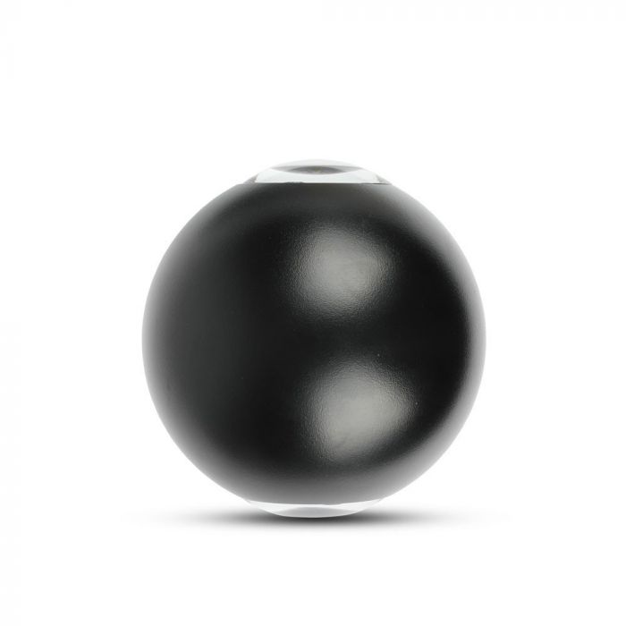 Led Kúla á Vegg IP65 Svart Upp/Niður