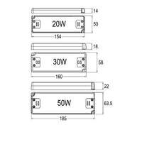 Led spennir 80W 24V 1-4Ch Dali/push