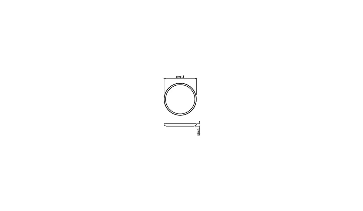 Philips Superslim 15W CL550 IP44 Svartur