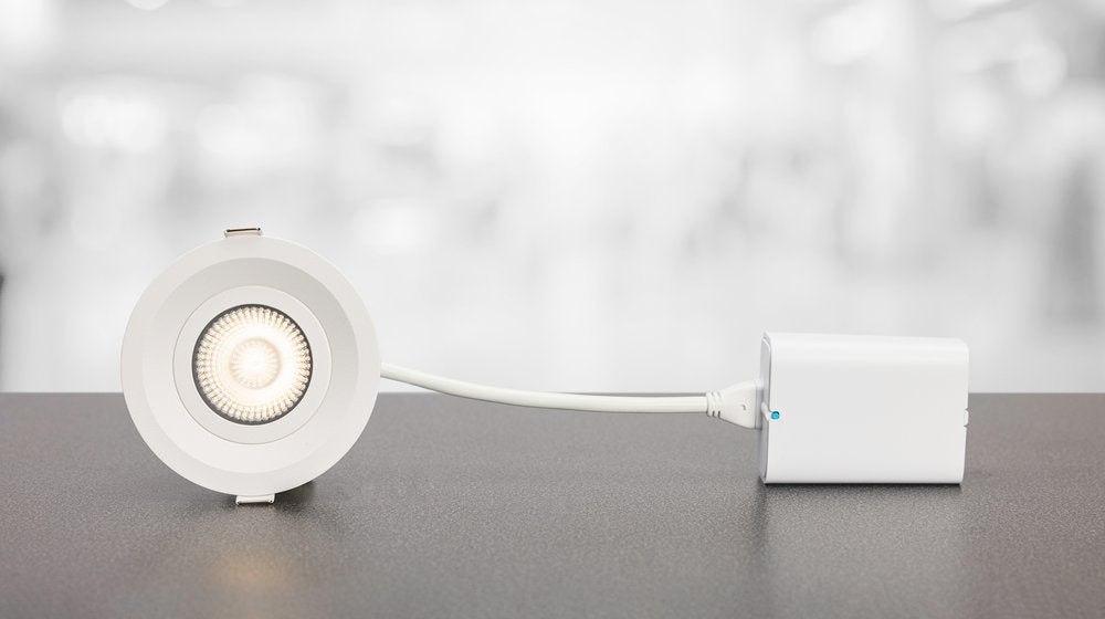 Plejd Innfelt LED Smartljós – Hvítt og Svart , Tunable White DWN-01