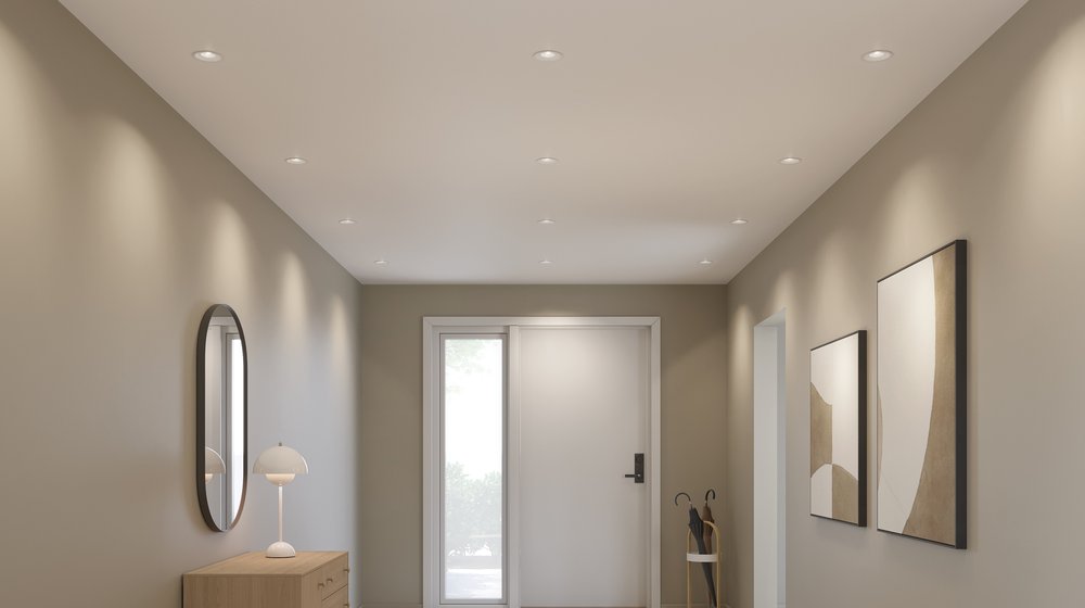 Plejd Innfelt LED Smartljós – Hvítt og Svart , Tunable White DWN-01