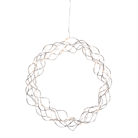 Ljósakrans Hangandi 30cm Króm