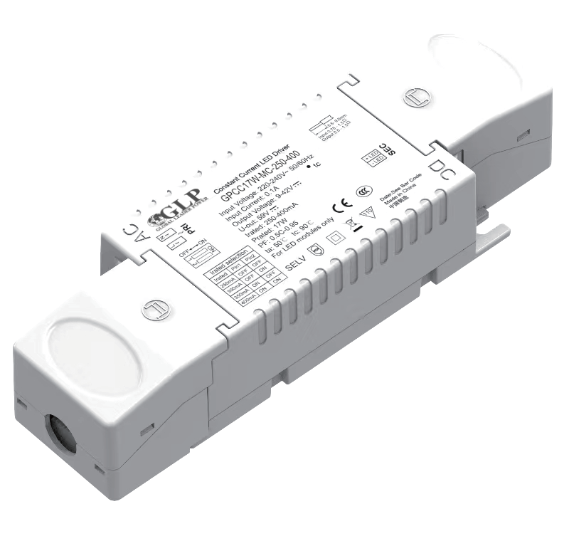 LEDspennir 9-42V DC 17W 250-400mA