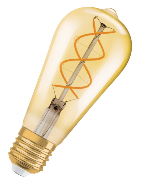 Ledpera Edison Spiral 4W Gyllt E27
