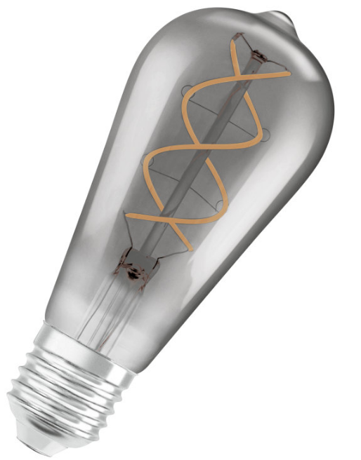 Ledpera 1906 EDISON 4W Svört E27