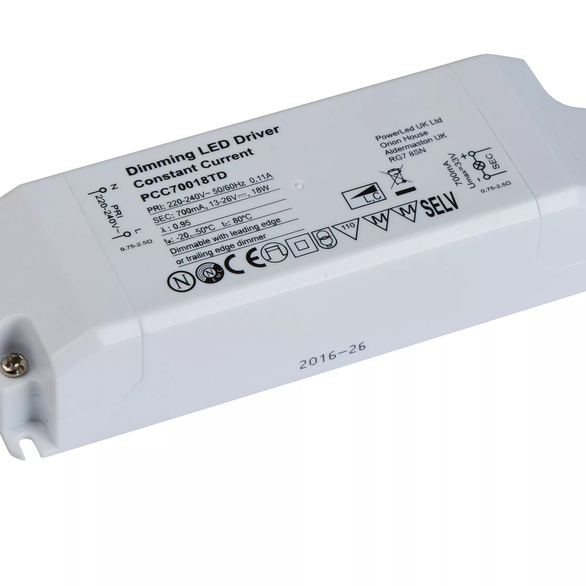 LEDdriver 6-18W 700mA Constant Current