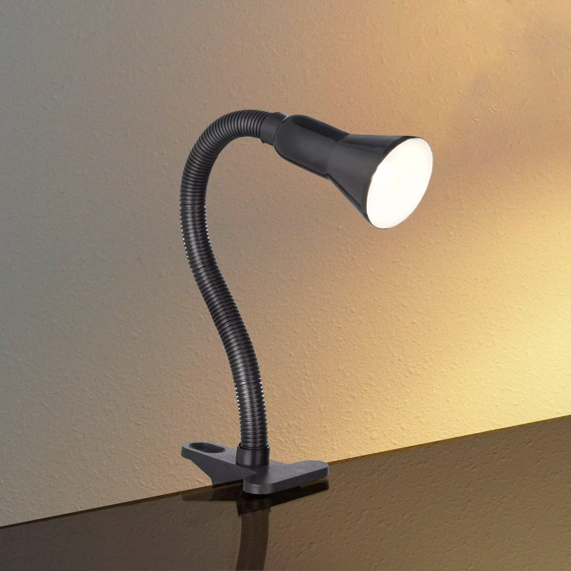 Borðlampi með klemmu E14