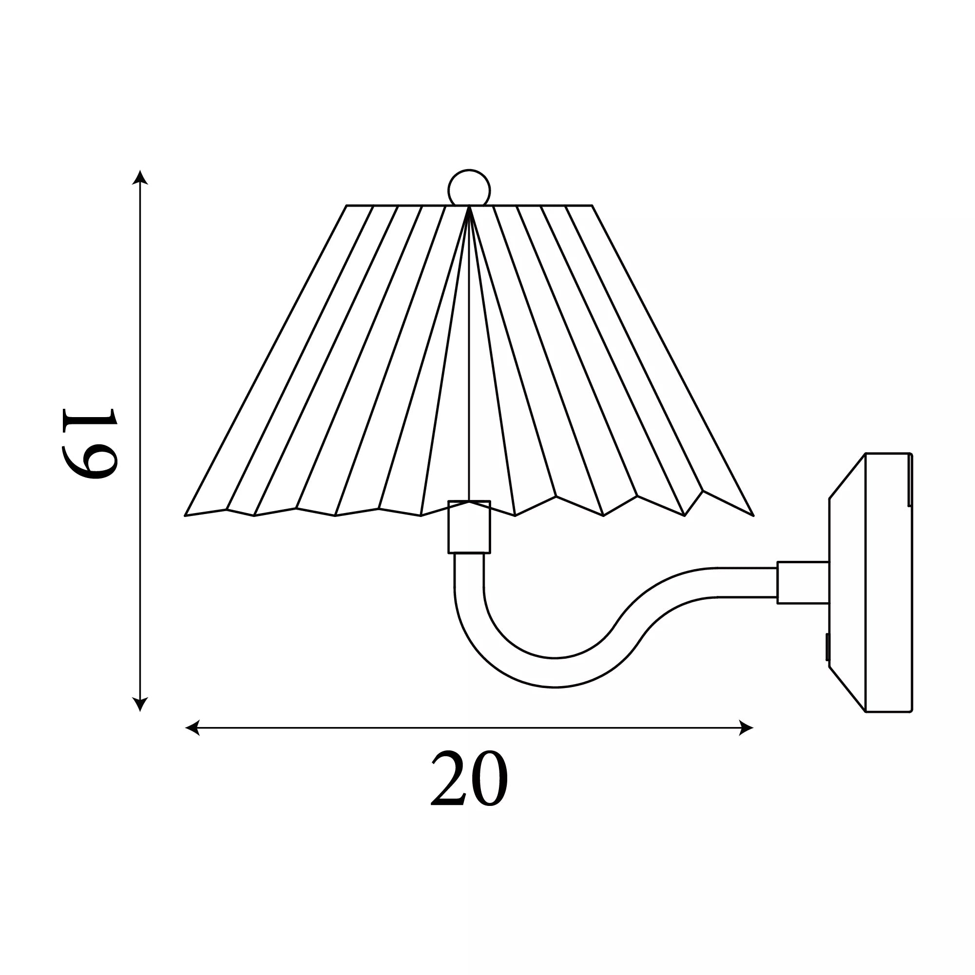 Danish Rechargeable  Hleðslulampi Vegg  USB-C
